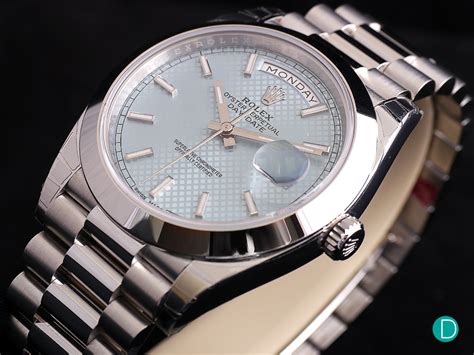 platinum and steel rolex|Rolex day date platinum 40mm.